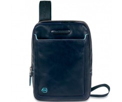 Сумка вертикальная Piquadro BL SQUARE вертикальная iPad mini на ремне синяя (CA3084B2_BLU2)