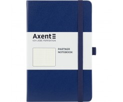Книга записна Axent Partner A5- 96 аркушiв крапка темно-синя (8306-02-A)