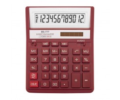 Калькулятор настольный Brilliant 157x200x31мм 12 разрядный красный пластик (BS 777RD)