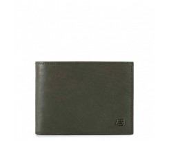 Портмоне Piquadro BK SQUARE з відділенням для кредиток rfid зелене (PU1241B3R_VE)