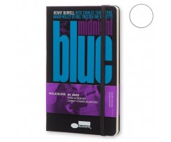 Блокнот на резинке Moleskine Bluenote 170x240mm, 120 л., ячейка (2563)