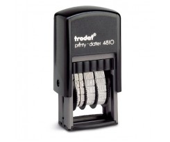 Датер Trodat Рrinty шрифт 3.8 мм черный (4810-укр)