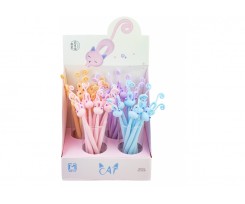 Ручка шариковая Maxi Purple ear cat 0.6 мм синий (Z19140)