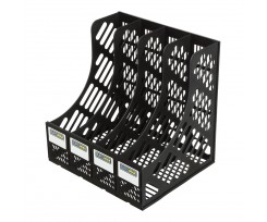 Лоток для бумаги Buromax 305х305х258 мм черный (BM.6101)