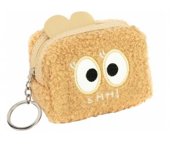 Брелок-гаманець Cool For School Оченята 9.51x6x8 см бежевий (CF86926)