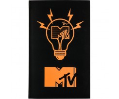 Книга записна Kite MTV В6 80 аркушів клітинка чорна (MTV20-260-1)