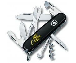 Складаний ніж Victorinox Climber Ukraine 14 функцій чорний (Vx13703.3_T1338u)