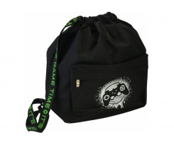 Сумка-рюкзак Cool For School з кишенею 46.5х36х6.1 см чорна (CF87312)