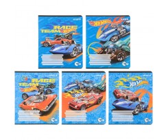 Зошит шкільний Kite Hot Wheels 18 аркушів лінія (HW22-237)