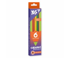 Олівці кольорові YES Erudite 6 кольорів (290641)