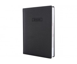 Дневник датированный 2026 Optima Magic A5 352 страницы черный (O25236-01)