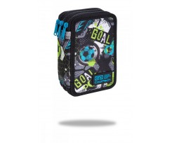 Пенал з наповненням COOLPACK JUMPER 3 TRIPLE DECKER PENCIL CASE FOOTBALL 19,5х12,5х6,5см (C67230)