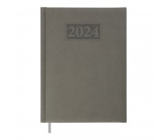 Щоденник датований Buromax Gentle 2024 A5 336 сторінок сірий (BM.2109-09)