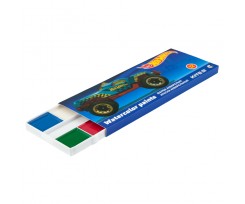 Фарби акварельні Kite Hot Wheels, 6 кольорів, в картонній упаковці (HW19-041)