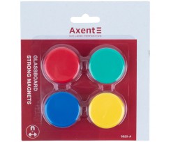 Набор усиленных магнитов Axent для стеклянных досок 30 мм. 4 штук (9825-A)