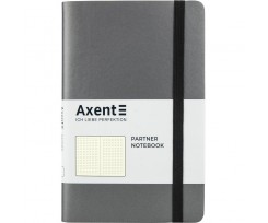 Книга записна Axent Partner Soft A5- 96 аркушiв крапка сiра (8310-15-A)
