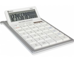 Настольный калькулятор Optima 180x108x2.1 мм 12 разрядный пластик белый (O75531)