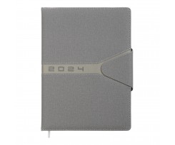 Дневник датированный Buromax Navigator A4 336 страниц серый (BM.2746-09)