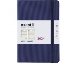 Щоденник 2024 Axent Partner Lines 145х210 мм 184 аркуші темно синій (8815-24-02-A)