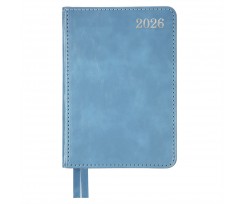 Дневник датированный 2026 Leo Planner City A6 352 страницы голубой (252676)