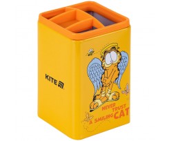 Стакан-підставка Kite Garfield металева помаранчева (GF25-105)