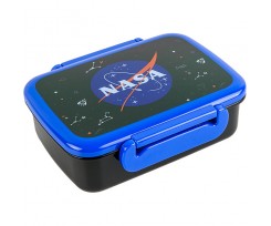 Ланчбокс Kite NASA 420 мл 15х12х4.9 см черный (NS22-160)