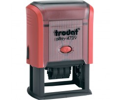 Датер Trodat Рrinty со свободным полем 50х30 мм шрифт 3 мм пластиковый красный (4729)
