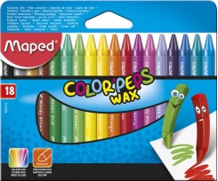 Крейда воскова Maped Color Рeps Wax Crayons 8 мм 18 кольорів (MP.861012)