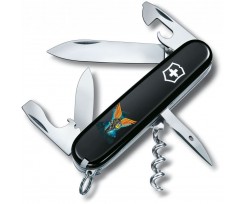 Складаний ніж Victorinox Spartan Ukraine 12 функцій чорний (Vx13603.3_T1061u)