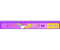 Линейка Cool for school, ассорти, 20 см (TW05451)