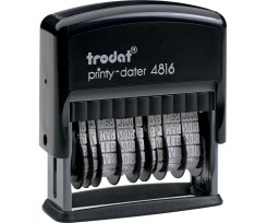 Двойной датер Trodat 3.8 мм черный (4816 укр)