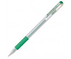 Ручка гелева Pentel гибрид, 0.4 мм, зелений (K118-MD)