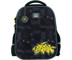 Рюкзак шкільний GoPack Education Urban 38x28x13 см 15 л сірий (GO24-165M-6)
