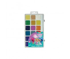 Фарби акварельні Kite Shimmer&Shine, 18 кольорів, без пензлика, асорті (sh18-042)