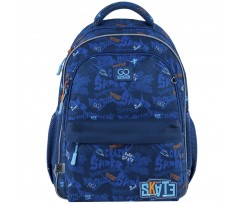 Школьный рюкзак Kite Education Crazy Skate 41x29x17 см 15 л синий (GO25-182M-7)