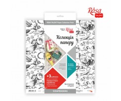 Набір паперу для скрапбукінгу ROSA TALENT Recipe book двост 305х305 мм 200 г/м2 16 шт (5312007)