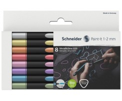 Набор лайнеров Schneider Paint 1-2 мм 8 штук ассорти (ML02011502)