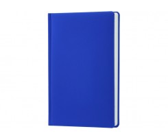 Дневник недатированный Optima Nubuck А5 320 страниц клетка синий (O25472-02)