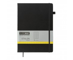 Блокнот деловой Buromax Etalon 210x295 мм 96 листов клетка черный (BM.294160-01)