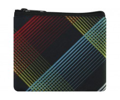 Кошелек детский Cool For School Полоски на молнии 12х1х10 см черный (CF86383)