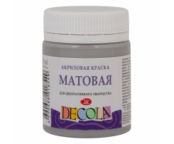 Фарба акрилова ЗХК Декола 50 мл сіра матова (353415)