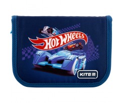 Пенал з наповненням Kite Hot Wheels, 1 відділення, 19.5x13x3.7 см, поліестер (HW20-622H-1)