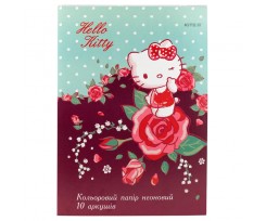 Папір кольоровий неоновий Kite Hello Kitty, 10 аркушів, А4, 80 г/м2 (HK19-252)