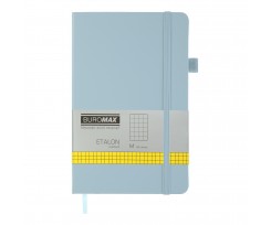 Книга записная Buromax Etalon 125x195 мм 96 листов голубая клетка (BM.291160-14)