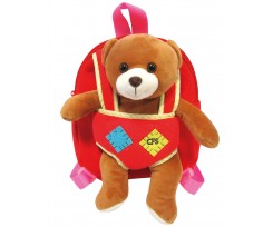 Рюкзак дошкільний Cool For School Bear 25х18х15 см 6-15 л червоний (CF86009)