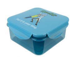 Ланчбокс Kite Rick and Morty 860 мл голубой (RM22-178)