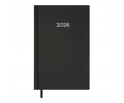 Дневник датированный 2026 Buromax Simple A5 320 страниц черный (BM.21166-01)