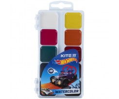Фарби акварельні Kite Hot Wheels 10 кольорів асорті (HW21-060)