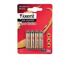 Элемент питания AXENT щелочной АА LR6 1.5 V, 4 штуки (5556-a)
