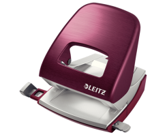 Діркопробивач Leitz New Nexxt Style до 30 аркушів металевий червоний гранат (5006-00-28)